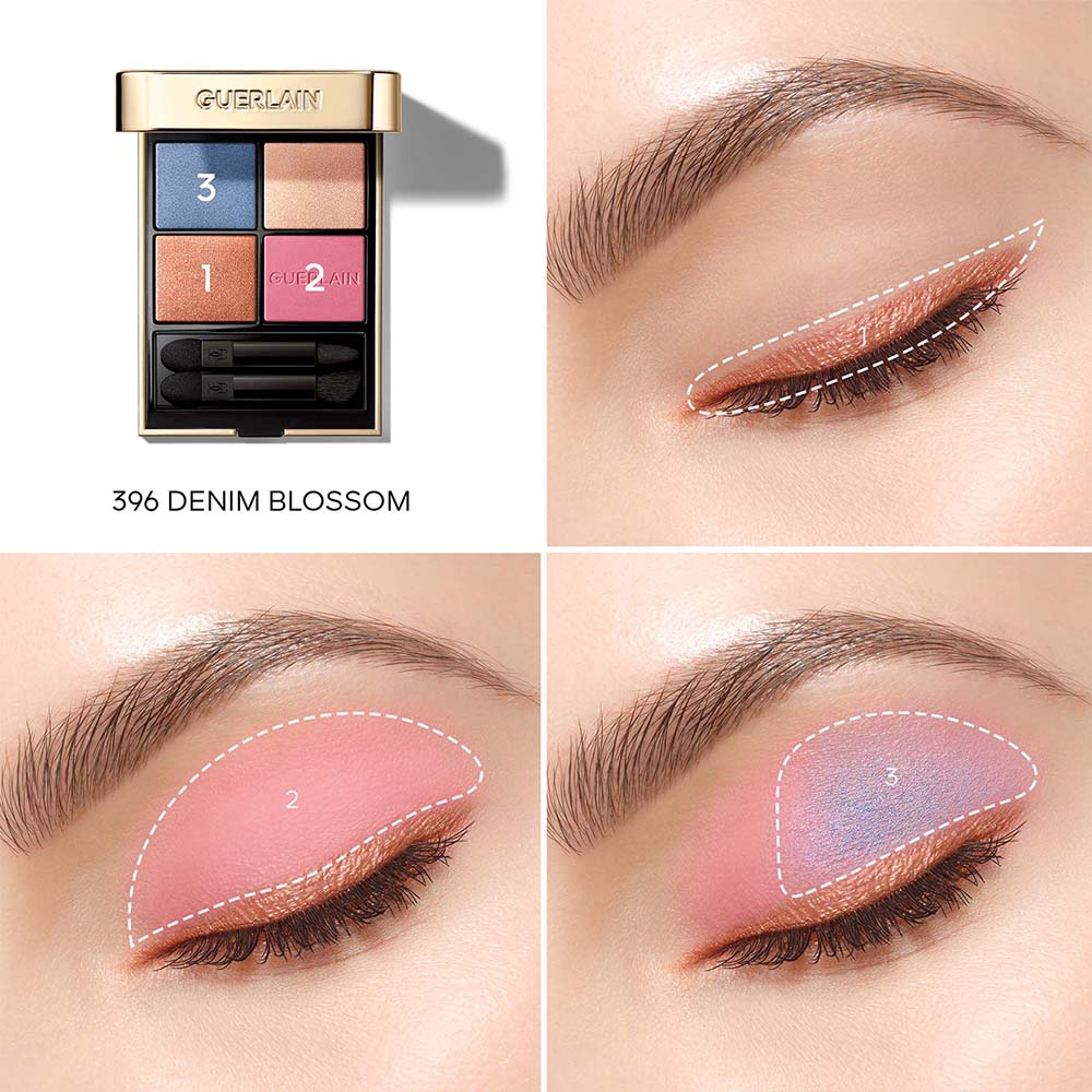 OMBRES G BLOSSOM SOMBRAS DE OJOS EN 4 TONOS (PALETA DE SOMBRAS PARA OJOS)